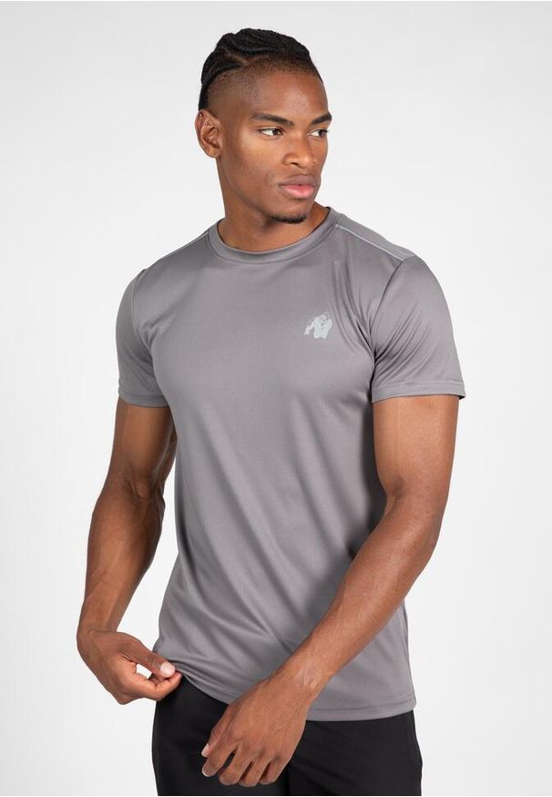 GORILLA WEAR - Easton Koszulka - Szary. Kolor: szary. Sport: fitness