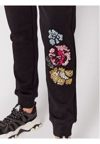 Blugirl Blumarine Spodnie dresowe RH1080-F0847 Czarny Regular Fit. Kolor: czarny. Materiał: bawełna #3