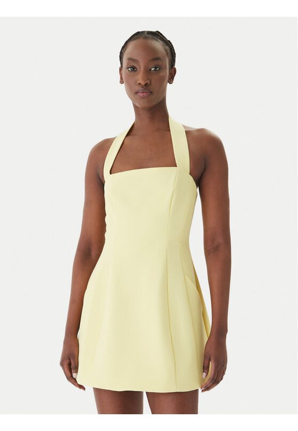 BARDOT - Bardot Sukienka koktajlowa Nevelle 59857DB1 Żółty Slim Fit. Kolor: żółty. Materiał: syntetyk. Styl: wizytowy