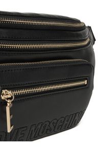 Love Moschino - LOVE MOSCHINO Saszetka nerka JC4347PP0NKA0000 Czarny. Kolor: czarny. Materiał: skóra #4
