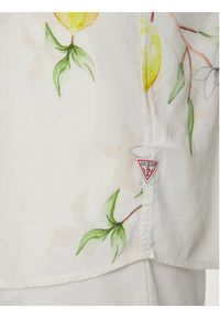 Guess Koszula M4GH59 WD4Z2 Biały Slim Fit. Kolor: biały. Materiał: wiskoza #3