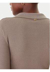 Marciano Guess Sukienka dzianinowa 5BGK07 5891Z Beżowy Slim Fit. Kolor: beżowy. Materiał: syntetyk #4
