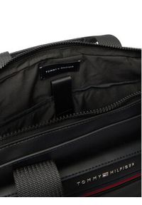 TOMMY HILFIGER - Tommy Hilfiger Torba na laptopa Th Foundation Computer Bag AM0AM14158 Czarny. Kolor: czarny. Materiał: skóra #5