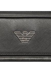 Emporio Armani Torba na laptopa Y4P119 Y138E 81072 Czarny. Kolor: czarny. Materiał: skóra