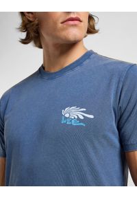 Lee - MESKA KOSZULKA LEE MEDIUM LOGO TEE ORION BLUE 112364593 #5