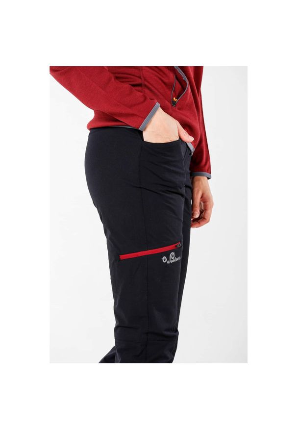 WOOLONA - Spodnie trekkingowe damskie Woolona Comfort Merino. Kolor: czarny. Sezon: lato. Sport: turystyka piesza