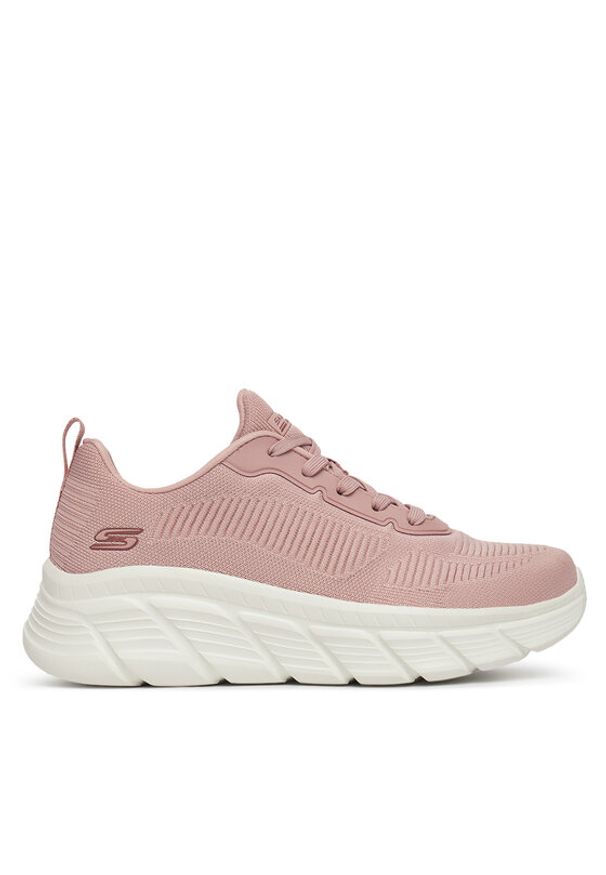 skechers - Skechers Sneakersy BOBS B FLEX HI 117385 BLSH Różowy. Kolor: różowy. Materiał: materiał