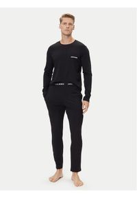 Jack & Jones - Jack&Jones Piżama Everest 12273632 Czarny Standard Fit. Kolor: czarny. Materiał: bawełna