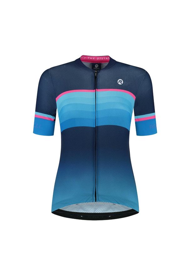 ROGELLI - Koszulka rowerowa damska Rogelli Impress II. Kolor: wielokolorowy, różowy, niebieski