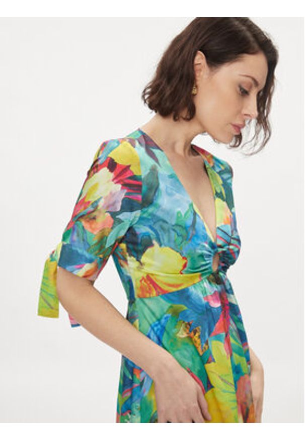 Liu Jo Sukienka codzienna CA4359 TS017 Kolorowy Regular Fit. Okazja: na co dzień. Materiał: syntetyk. Wzór: kolorowy. Typ sukienki: proste. Styl: casual