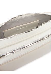 Calvin Klein Torebka Webbing Double Strap Camera Bag LV04F3165G Biały. Kolor: biały. Materiał: skórzane #3