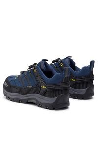 CMP Trekkingi Kids Rigel Low Trekking Shoes Wp 3Q13244 Granatowy. Kolor: niebieski. Materiał: zamsz, skóra