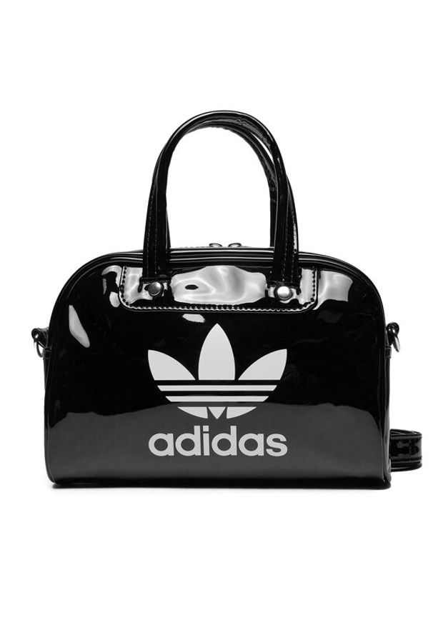 Adidas - adidas Torebka Adicolor Mini Bowling Bag IX7498 Czarny. Kolor: czarny. Materiał: skórzane