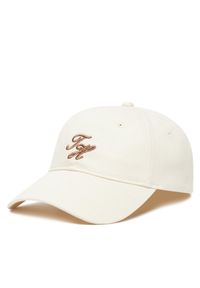 TOMMY HILFIGER - Czapka z daszkiem Tommy Hilfiger. Kolor: beżowy