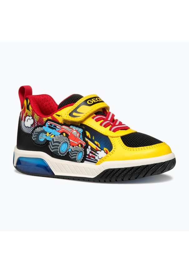 Buty dziecięce Geox Inek. Kolor: czerwony, wielokolorowy, żółty