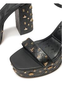 Aldo Sandały Wicked x Aldo Takeflight 13868654 Czarny. Kolor: czarny. Materiał: skóra