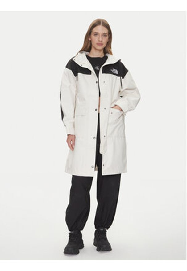 The North Face Parka Reign On NF0A8BCJ Écru Loose Fit. Materiał: syntetyk