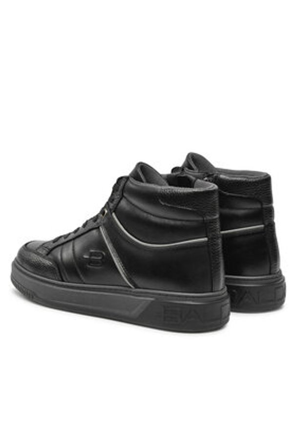 Baldinini Sneakersy U5B821T1CEVI0000 Czarny. Kolor: czarny. Materiał: skóra