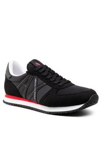 Armani Exchange Sneakersy XUX017 XCC68 00002 Czarny. Kolor: czarny. Materiał: materiał #8