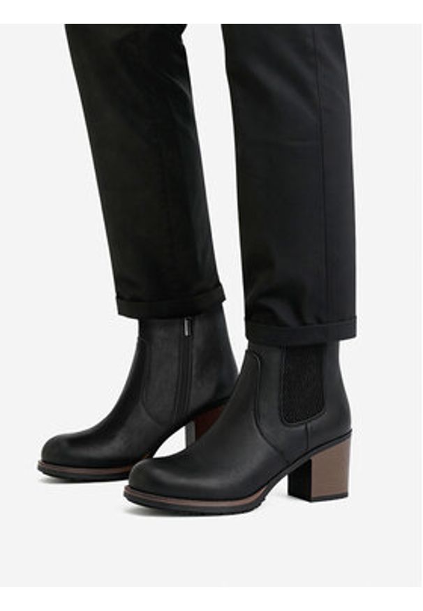 Clara Barson Botki CEO-WS15221-02 Czarny. Kolor: czarny. Materiał: materiał