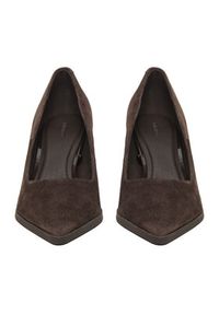Gino Rossi - GINO ROSSI Szpilki EO-INTI-2635-1 Brązowy. Kolor: brązowy. Materiał: zamsz, skóra. Obcas: na szpilce #6