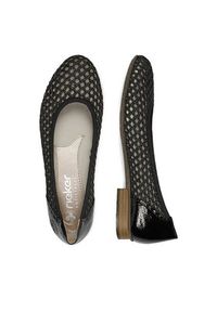 Rieker Baleriny CEO-51960-00 Czarny. Kolor: czarny. Materiał: skóra #5