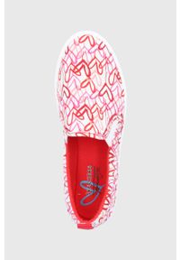 skechers - Skechers tenisówki x JGoldcrown damskie kolor czerwony. Nosek buta: okrągły. Kolor: czerwony. Szerokość cholewki: normalna #4