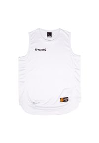 SPALDING - Koszulka dla dzieci Spalding Hustle. Kolor: biały. Sport: koszykówka #1