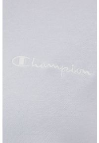 Champion bluza 217399 kolor szary z aplikacją. Kolor: szary. Materiał: włókno, dzianina. Wzór: aplikacja #9