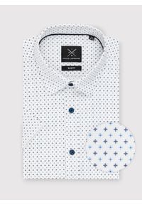 Pako Lorente - PAKO LORENTE – Biała koszula męska z krótkim rękawem. Kolor: biały. Długość rękawa: krótki rękaw. Długość: krótkie #3