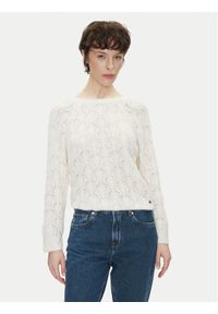 Pepe Jeans Sweter Nova PL702239 Écru Regular Fit. Materiał: syntetyk #1