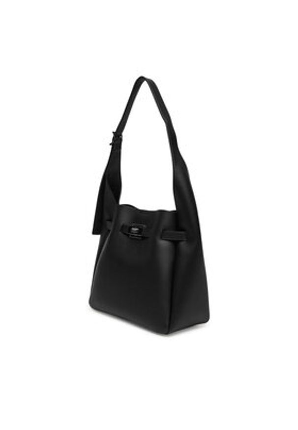 DKNY Torebka R52CAK42 Czarny. Kolor: czarny. Materiał: skórzane