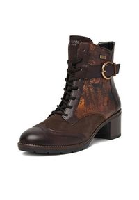 Remonte Trzewiki D2A77-25 Brązowy. Kolor: brązowy. Materiał: skóra #6