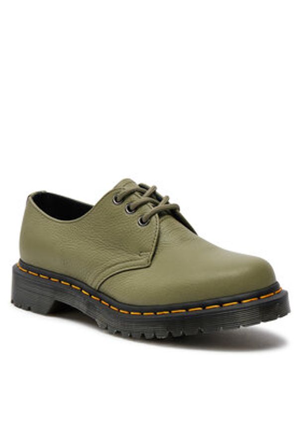 Dr. Martens Glany 1461 Virginia 31696357 Khaki. Kolor: brązowy. Materiał: skóra