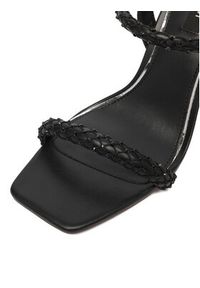 Nine West Sandały EO-LS95066-25 Czarny. Kolor: czarny. Materiał: materiał #7