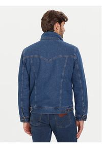 Wrangler Kurtka jeansowa Sherpa Classic 112371440 Niebieski Regular Fit. Kolor: niebieski. Materiał: bawełna #5