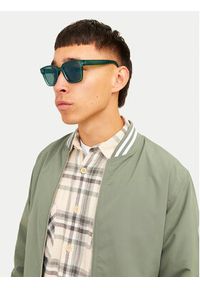 Jack & Jones - Jack&Jones Okulary przeciwsłoneczne Jacpontus 12251480 Zielony. Kolor: zielony #6