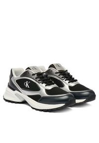 Calvin Klein Sneakersy Hike Runner Laceup Mesh Mix Met YM0YM01402 Czarny. Kolor: czarny. Materiał: skóra #5