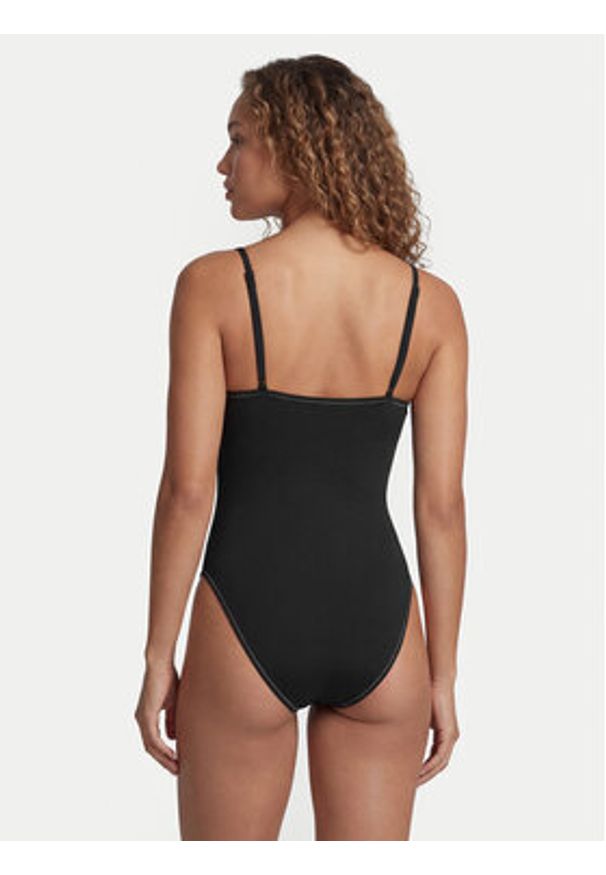 Calvin Klein Swimwear Strój kąpielowy LV00Q61217 Czarny. Kolor: czarny. Materiał: syntetyk