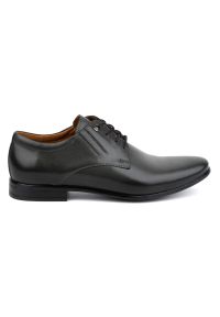 Olivier Buty męskie skórzane wizytowe eleganckie 480 szare. Kolor: szary. Materiał: skóra. Styl: elegancki, wizytowy #7