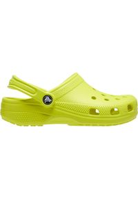 Klapki dla dorosłych Crocs Classic. Kolor: żółty. Materiał: syntetyk, materiał. Styl: sportowy