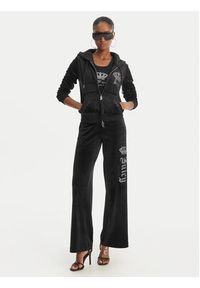 Juicy Couture Spodnie dresowe Gothic Crown JCBBJ126806 Czarny Straight Leg. Kolor: czarny. Materiał: syntetyk #3