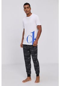 Calvin Klein Underwear T-shirt piżamowy kolor biały z nadrukiem. Kolor: biały. Wzór: nadruk #4