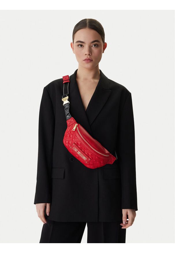 Love Moschino - LOVE MOSCHINO Nerka JC4003PP1OLA0500 Czerwony. Kolor: czerwony. Materiał: skóra