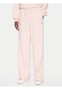 Calvin Klein Jeans Spodnie dresowe LV047C249G Różowy Regular Fit. Kolor: różowy. Materiał: bawełna