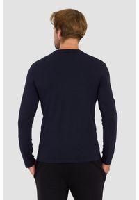 Guess - GUESS Granatowy męski longsleeve Core Tee, Rozmiar M. Kolor: niebieski. Długość rękawa: długi rękaw #2