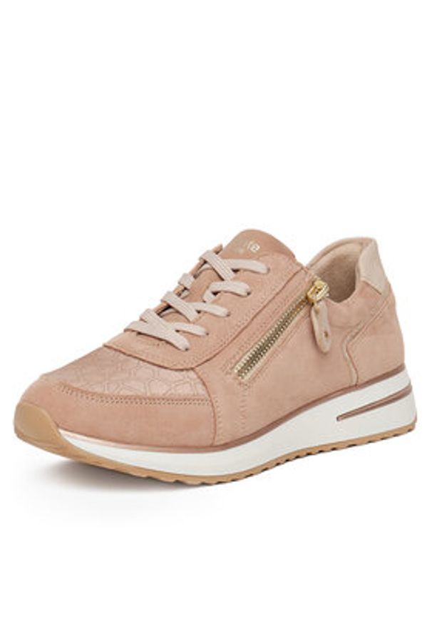 Remonte Sneakersy D1G10-31 Różowy. Kolor: różowy. Materiał: materiał