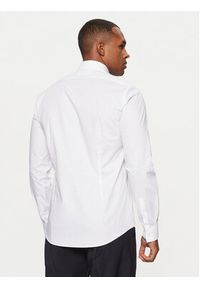 Calvin Klein Koszula K10K113846 Biały Slim Fit. Kolor: biały. Materiał: bawełna #3