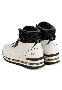 Mustang Trzewiki 1364-503 Biały. Kolor: biały. Materiał: skóra #4