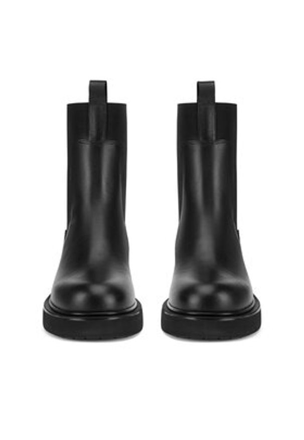 Gino Rossi Sztyblety RIDER-24607PE Czarny. Kolor: czarny. Materiał: skóra